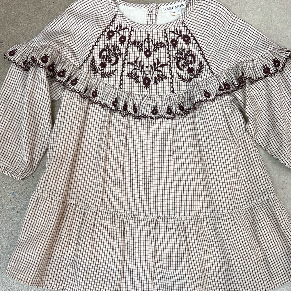 Louise Misha Burgundy Dress
